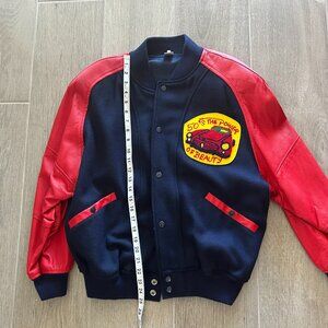 Varsity Jacket Vintage Women's Med 50s Power of Beauty